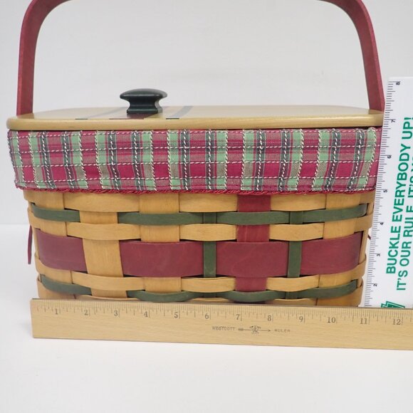 2008 Longaberger "Wrap it up" Christmas basket - Picture 7 of 8
